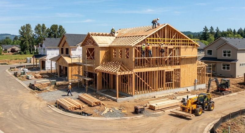 Custom House Building in Napa, CA
